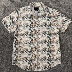 Men's Button Up Hawaiian Shirt (A207)